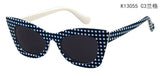 Brand Cat Eye Glasses Kids Sunglasses Vintage Coating Sunglass gafas de sol K13055