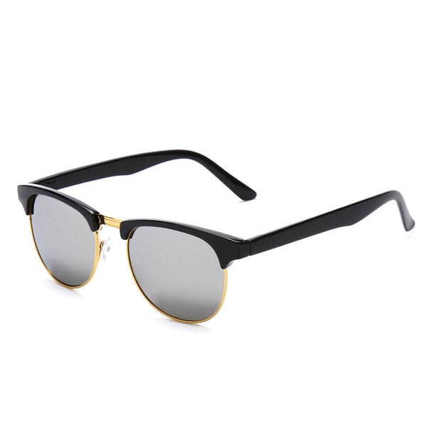 Women Men Cat Eye Retro Vintage Half Frame Metal Sunglasses Eye Glasses Sun Glasses