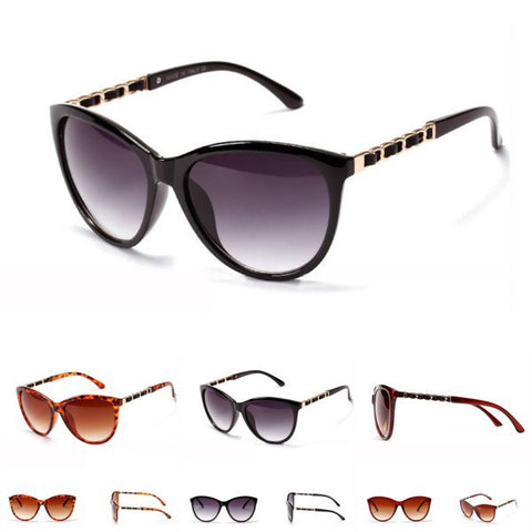 UV 400 Protection Women Men Sunglasses Plastic Frame Metal Legs Eyeglasses Brand Goggles