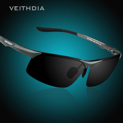 Aluminum Magnesium Polarized Sunglasses Men Sports Sun glasses Night Driving Mirror Goggle 6502