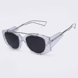 AOFLY Sunglasses Vintage Retro Men Sunglasses Popular Women Sun glasses Double-Bridge Alloy Temple Shades UV400