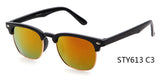 Half-frame Brand Sunglasses Women Men Square Sun Glasses Retro Rimless Eyeware lunttes 6130