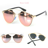Contain Rose Gold!Alloy Cat Eye Sunglasses Cosy Shades Men Women Brand Sun Glasses H817