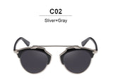 Cat Eye Mirror Celebrity Sunglasses Classic Superstar Rihanna Women Or Men Italy Real UV400 Sun Glasses