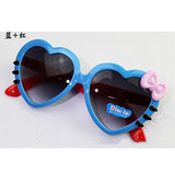 Bowknot Style Sunglasses Outdoor Love Heart-shaped Baby Kids Sunglasses Glass Child Goggles