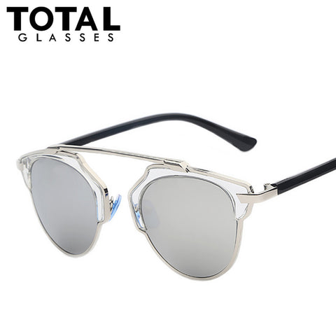 Totalglasses Vintage Retro Sunglasses Women Brand Sunglasses Men Points Sun Glasses Sunglass