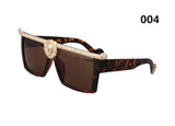 Hot-selling sunglasses men brand Gold 3D Lion sun glasses Gafas De Sol Femenino masculino 96876