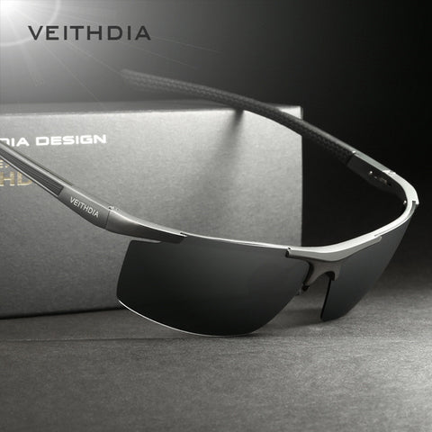 Aluminum Magnesium Sunglasses Polarized Sports Men Coating Mirror Driving Sun Glasses 6588