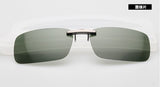 RunBird Mirrored Polarized Sunglasses Clip Driving Clip Men Coating Myopia Clip on SunGlasses UV400 sg095