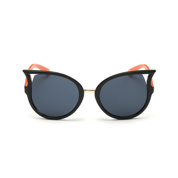 Mutil Color Children Sunglasses Kids Lovely UV400 Blue Frame Mirror Sun Shades Cat Eye