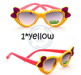 Princess bowknot heart sunglasses Glasses Eyeglasses eyeware anti UV 400 child