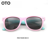 OTO Classic Baby Kids Polarized Sunglasses Children TR90 Frame UV400 Sun Glasses Goggles With Car Case