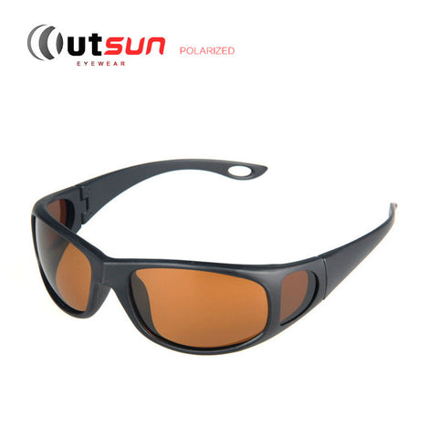 OUTSUN Plus Case Flexible Sport Sunglasses Men Polarized Lens Brand Polaroid Driving Fishing Glasses