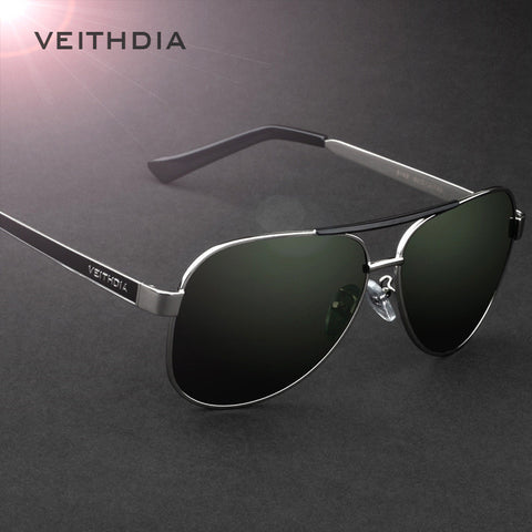 Pilot Stainless Steel Men's Sunglasses Polarized Sun Glasses Outdoor men masculino 3152