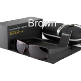 Polarized Outdoor Sports Men Sun Glasses Rectangle with