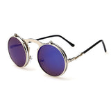 Vintage Steampunk Sunglasses Round Steam Punk Metal Glasses Women & Men Retro Circle Sun Glasses