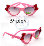 Princess bowknot heart sunglasses Glasses Eyeglasses eyeware anti UV 400 child