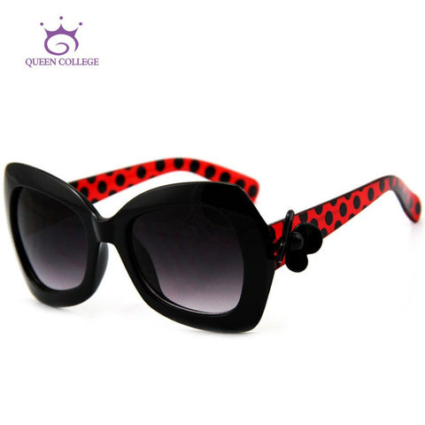 Queen College Flower Decoration Sunglasses Women Glasses Sun Glasses Vintage UV400 QC0027
