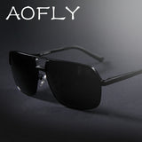 AOFLY Aluminum Magnesium Polarized Men's Sunglasses Square Sun glasses Driving outdoor Sports Goggle AF8001