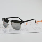 Half Metal Sunglasses Men Women Brand Glasses Mirror Sun Glasses Gafas UV400 Classic