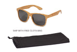 Plastic Wood Sunglasses Men women brand Square Sport Sun Glasses Gafas de sol masculino