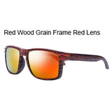 Classic Brand Men's Holbrook Wood Grain PC Sunglasses Women Men Sports Square Sun Glasses