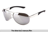 Men's UV400 Polarized coating Sunglasses men Driving Mirrors Sun Glasses for Man with Case Box