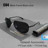 Aluminum Magnesium Polarized Sunglasses Men Driver Mirror Sun glasses Fishing Outdoor Sports men